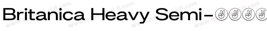 Britanica Heavy Semi字体转换